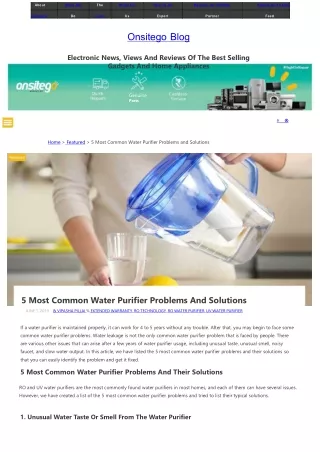 onsitego blog electronic news views and reviews
