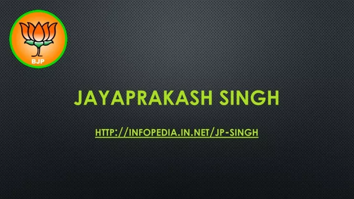 jayaprakash singh