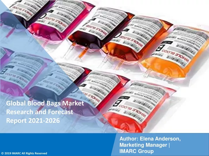 global blood bags market research and forecast