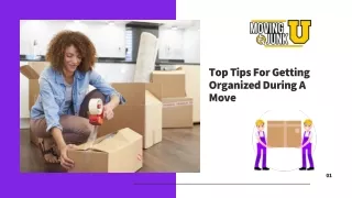 top tips for getting organized during a move