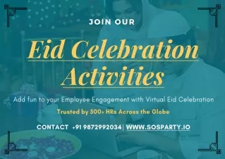 Eid celebration activities