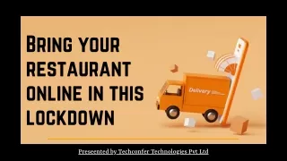It's time to Bring your restaurant online