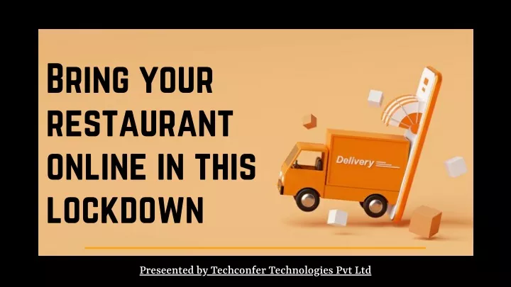bring your restaurant online in this lockdown