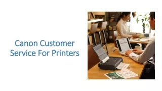 canon customer service for printers