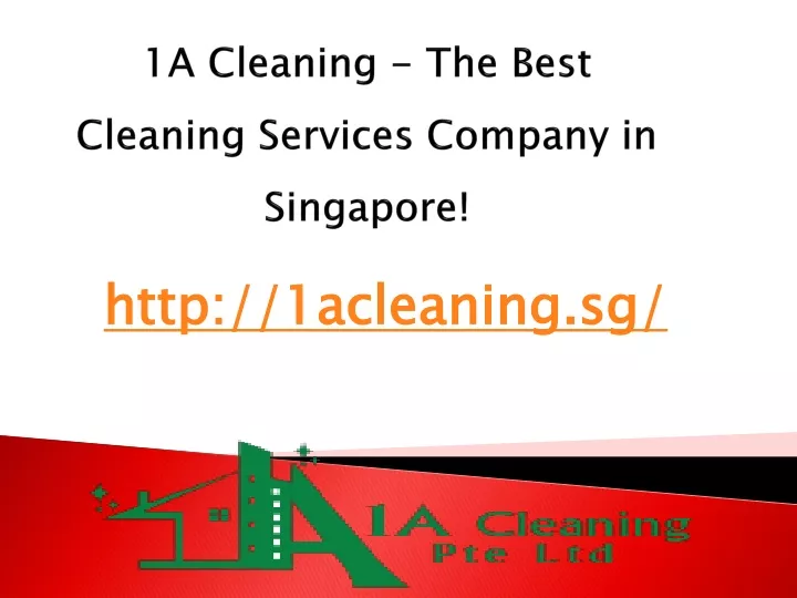 1a cleaning the best cleaning services company in singapore