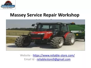 Massey Service Repair Workshop Manuals