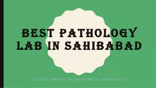 Best pathology lab in Sahibabad