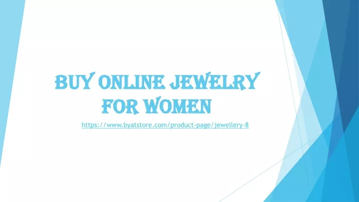 buy online jewelry for women