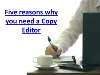 five reasons why you need a copy editor