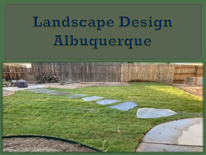 landscape design albuquerque
