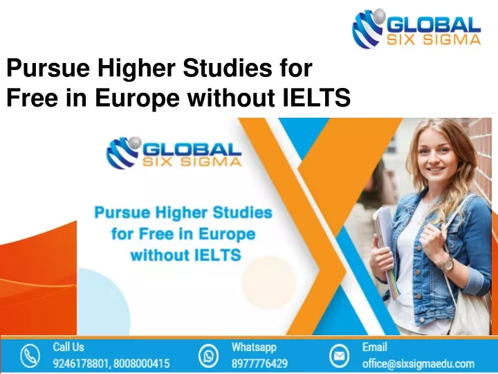 pursue higher studies for free in europe without