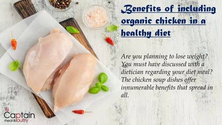 benefits of including organic chicken