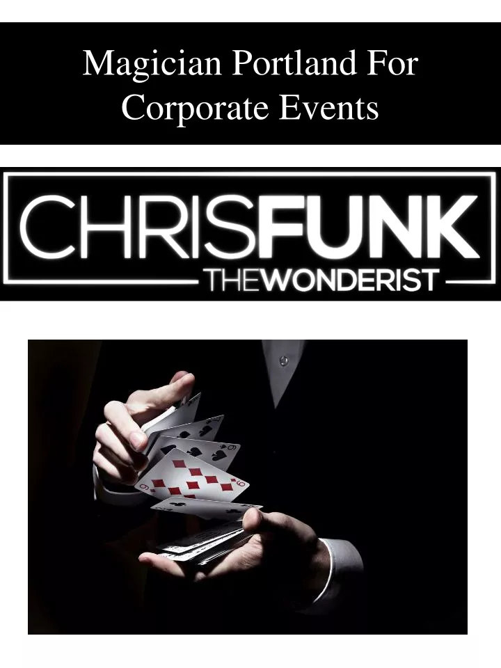 magician portland for corporate events
