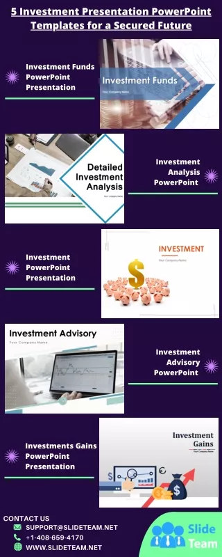 5 Investment Presentation PowerPoint Templates for a Secured Future
