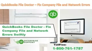 QuickBooks File Doctor – Fix Company File and Network Errors