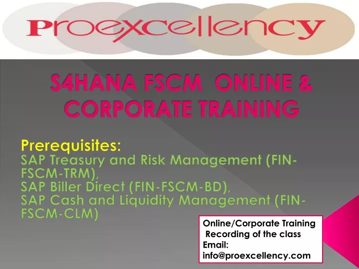 s4hana fscm online corporate training