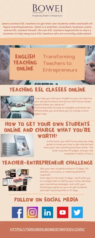 james coaches esl teachers to get their