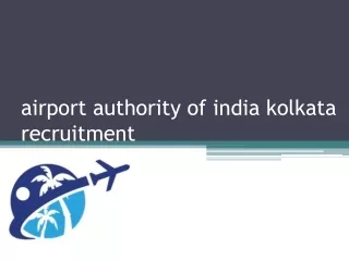 airport authority of india kolkata recruitment