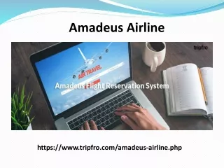 Amadeus Airline