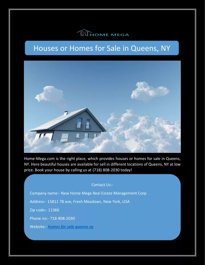 houses or homes for sale in queens ny