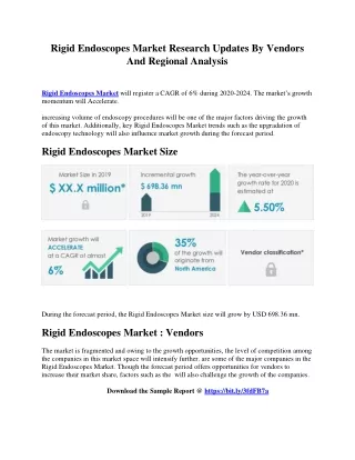 rigid endoscopes market research updates