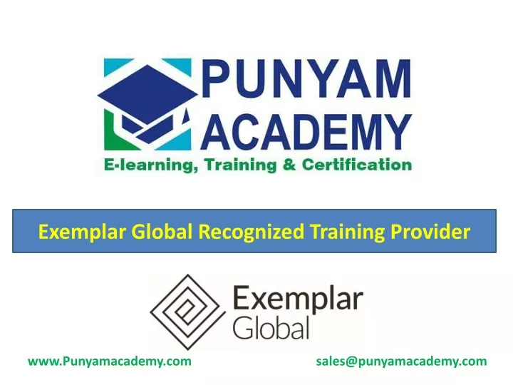 exemplar global recognized training provider