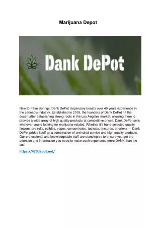 Marijuana Depot