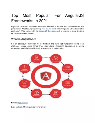 top most popular for angularjs frameworks in 2021