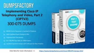 300-075 Real Exam Questions Answers - Cisco 300-075 Dumps PDF