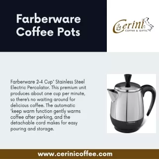 Farberware Coffee Pots