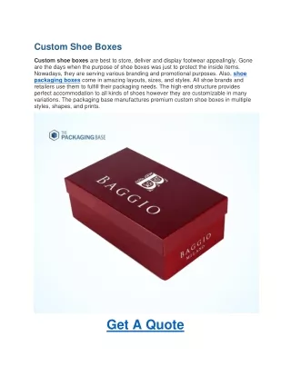 custom shoe boxes