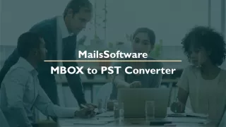 MailsSoftware MBOX to PST Converter