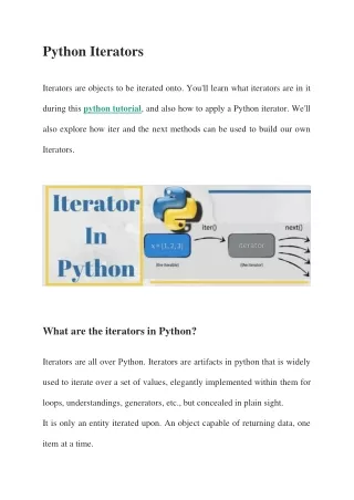 Python Iterators
