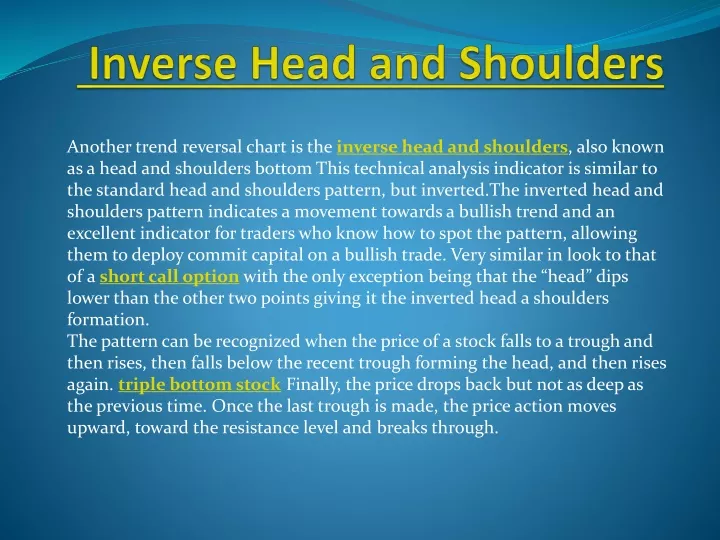 inverse head and shoulders