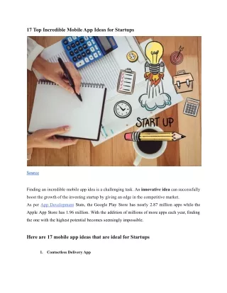 17 top incredible mobile app ideas for startups