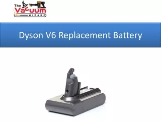 dyson v6 replacement battery