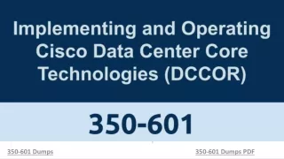 Cisco 350-601 PDF Questions - Prime 350-601 PDF Dumps