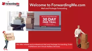Ecommerce Fulfillment Canada  - ForwardingMe.com
