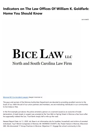 11 Ways to Completely Ruin Your car wreck lawyer monroe nc