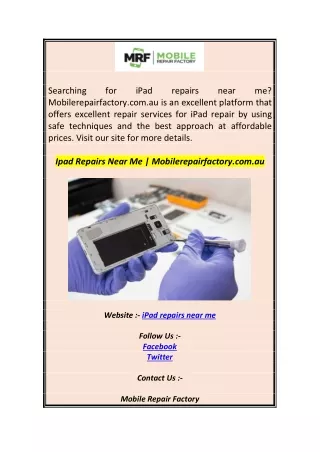 searching mobilerepairfactory