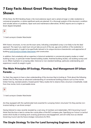 5 Killer Quora Answers on land surveyors Greater Manchester