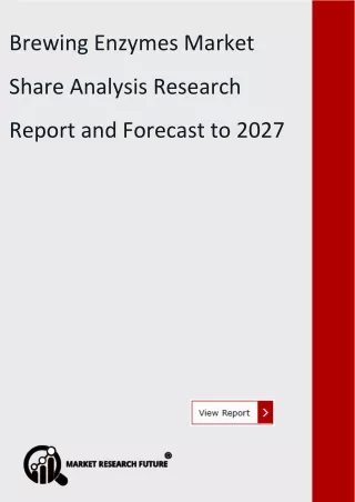 brewing enzymes market analysis research report