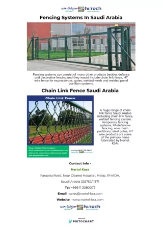 Fencing Systems In Saudi Arabia