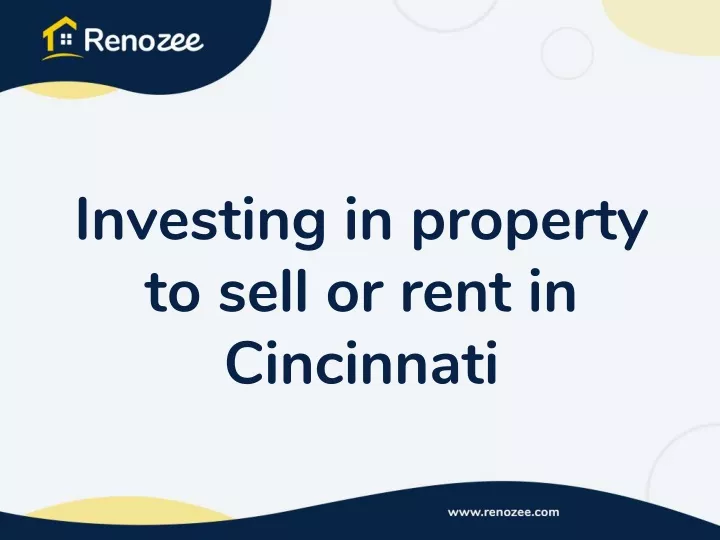 investing in property to sell or rent