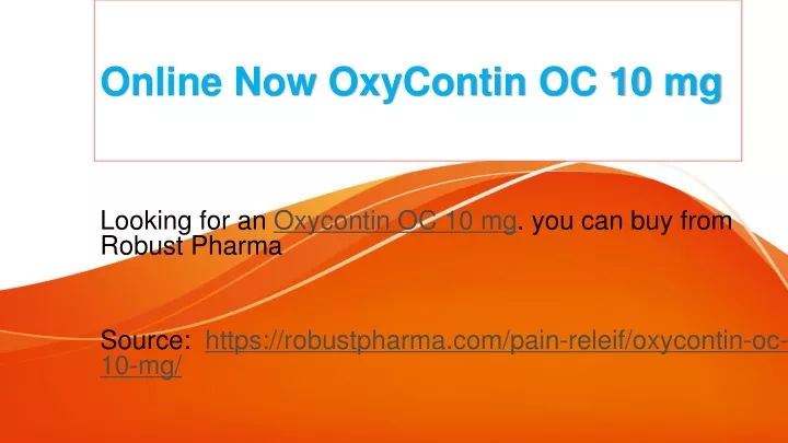 online now oxycontin oc 10 mg