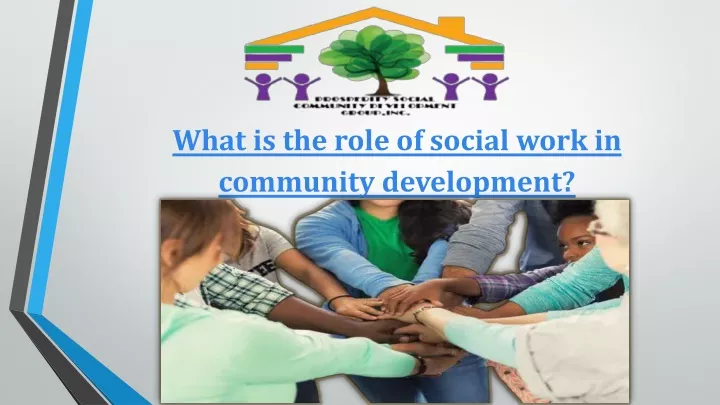 what is the role of social work in community