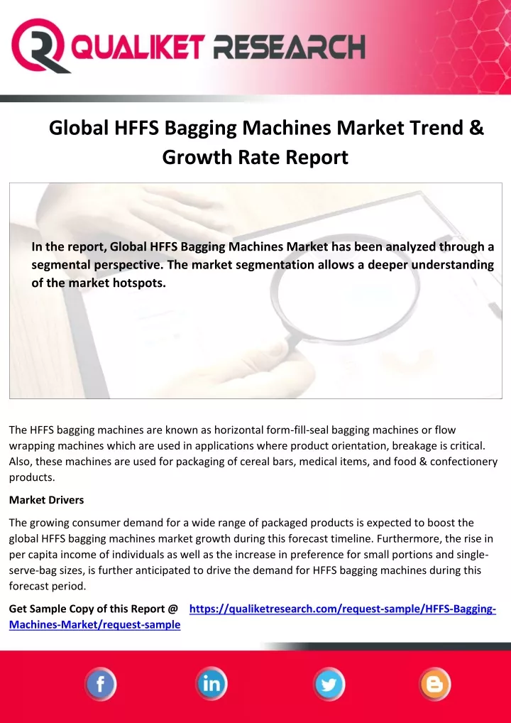 global hffs bagging machines market trend growth