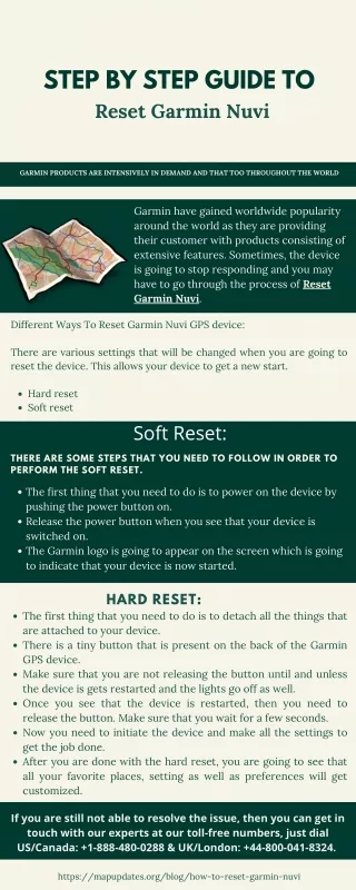 step by step guide to reset garmin nuvi