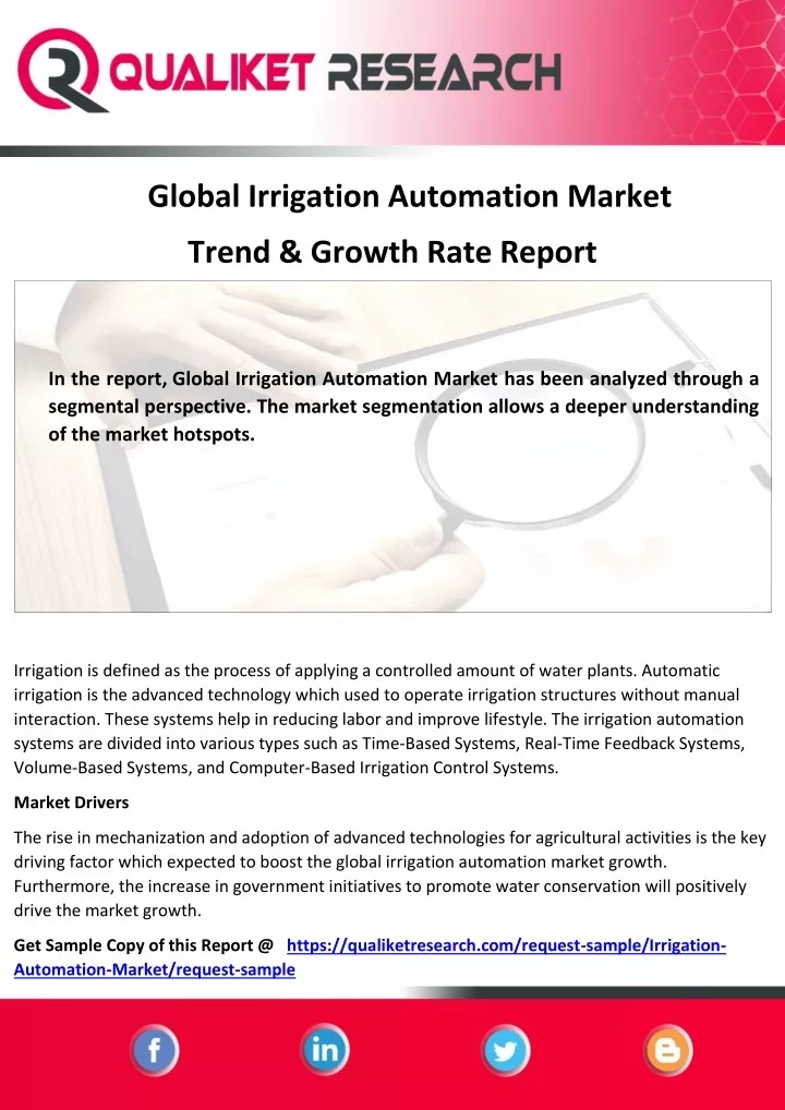 global irrigation automation market