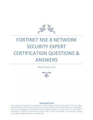 fortinet nse 8 network security expert